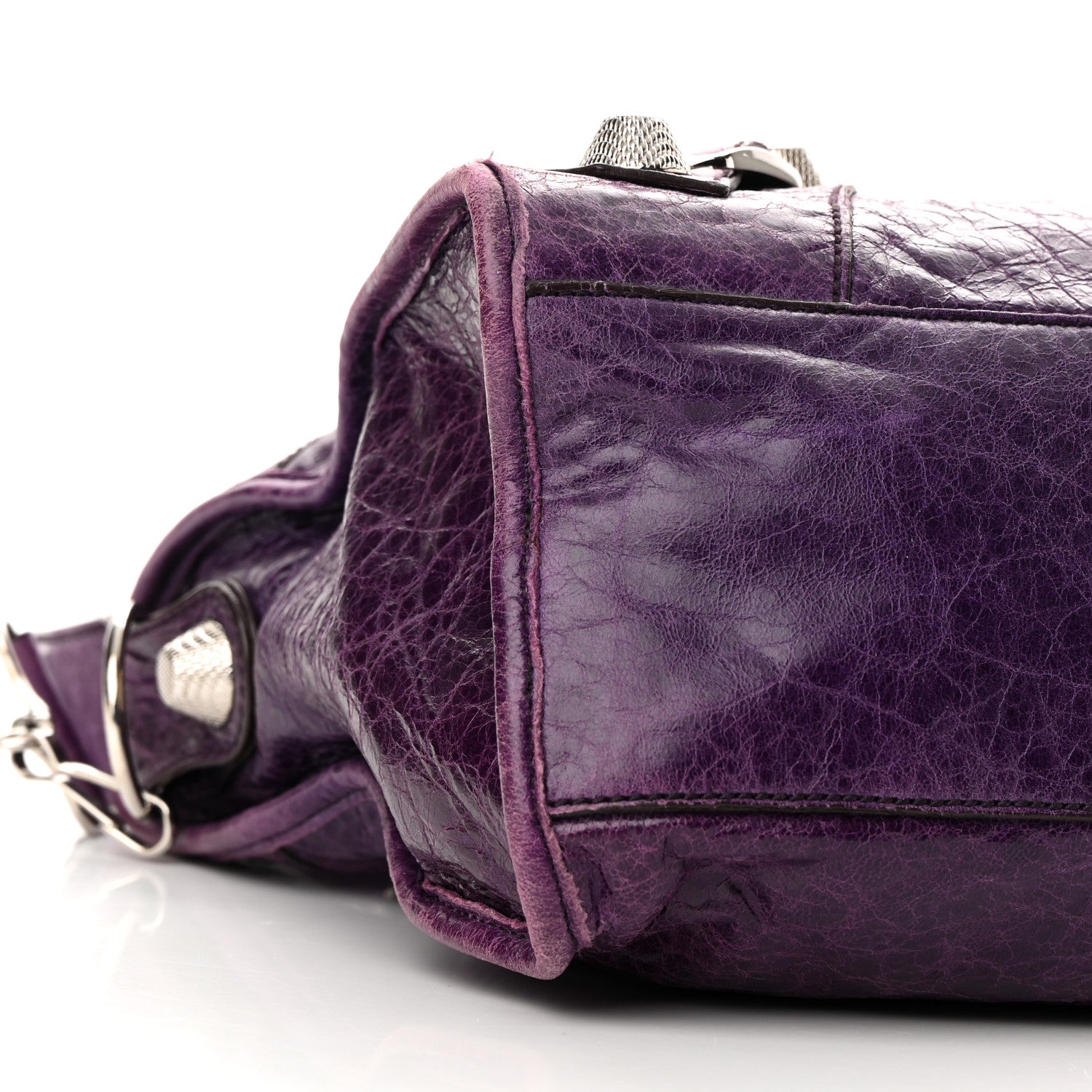 Balenciaga Agneau Giant 21 Silver Hardware City Raisin 9 of 21