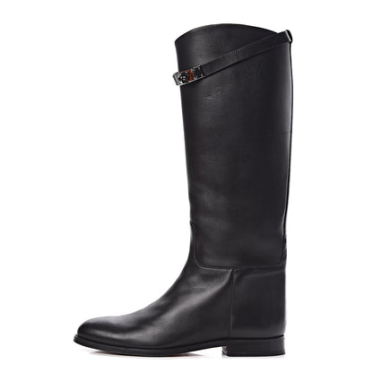 Hermes Box Kelly Jumping Boots 41 Black 1 of 14