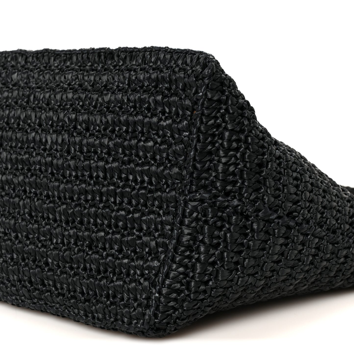 Raffia Le Crossbody Black