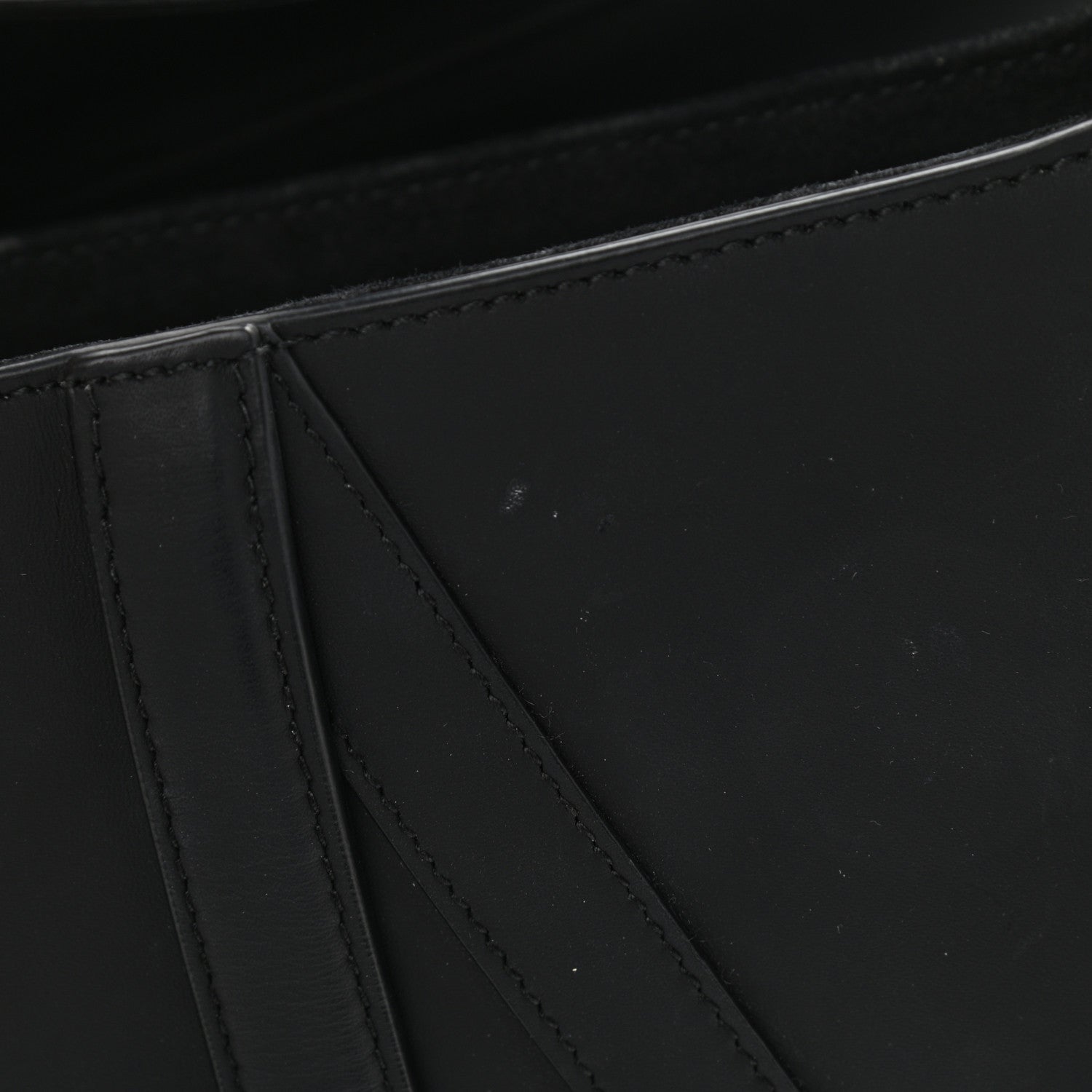 Christian Dior Ultra Matte Calfskin Saddle Bag Black 11 of 12