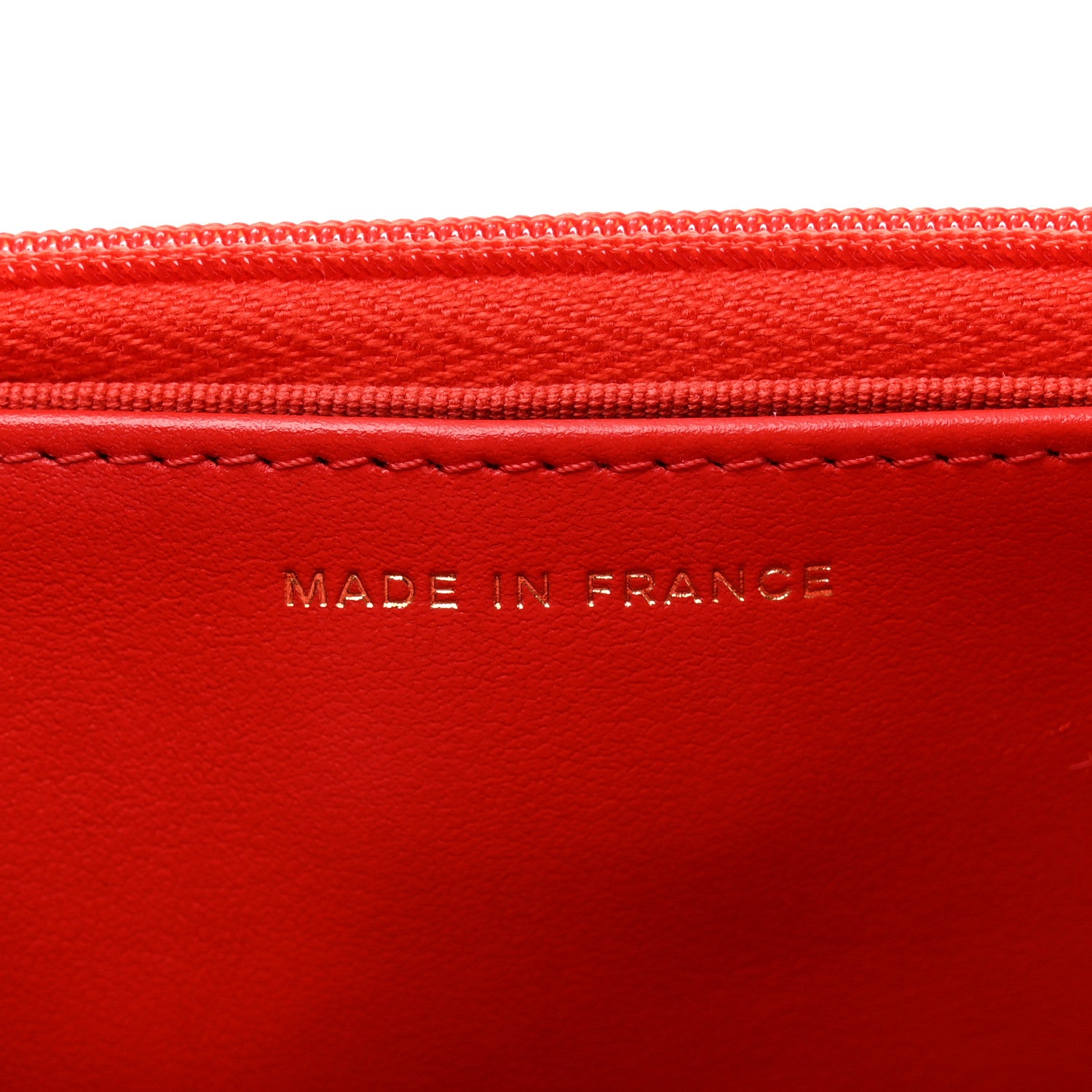 Chanel Caviar Quilted Wallet On Chain WOC Red 7 of 12