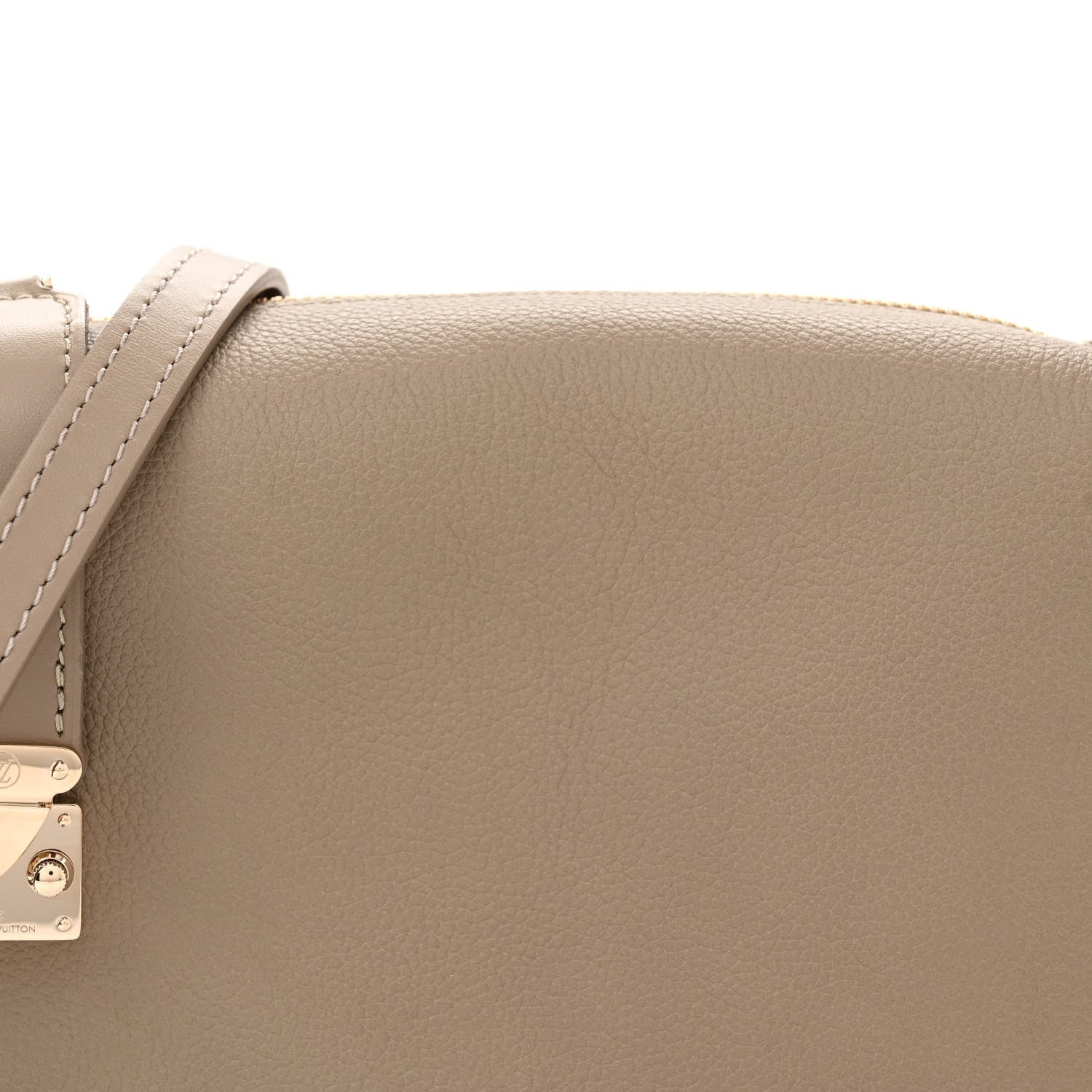 Louis Vuitton Calfskin Side Trunk MM Taupe 7 of 10
