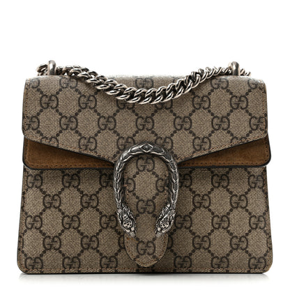 Gucci GG Supreme Monogram Mini Dionysus Shoulder Bag Taupe 1 of 14