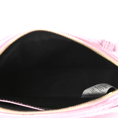 Versace Metallic Nappa Quilted Icon Camera Bag Rosa 5 of 9