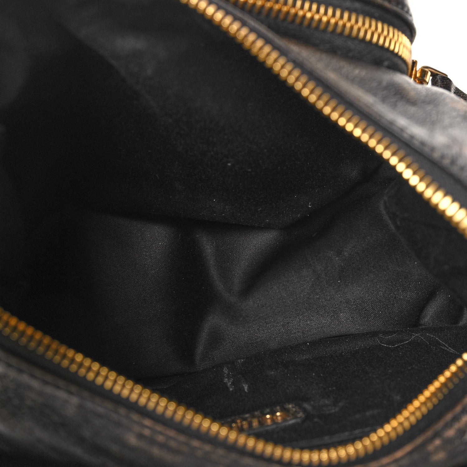 Miu Miu Distressed Nappa Pocket Bag Sand Coffee 5 of 9