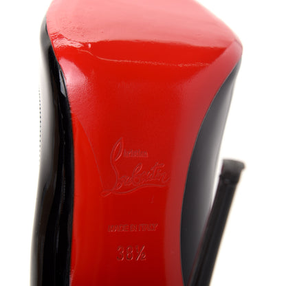 Christian Louboutin Patent So Kate 120 Pumps 38.5 Black 9 of 10