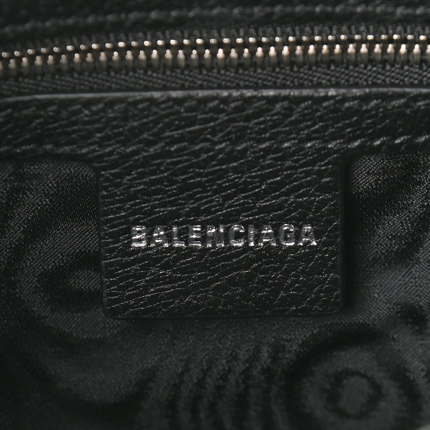 Gucci X BALENCIAGA BB Monogram Calfskin Web Small Jackie 1961 Hobo Black 6 of 9