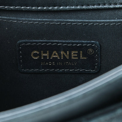 Chanel Lambskin Quilted Camellia Flower Flap Black 8 of 14