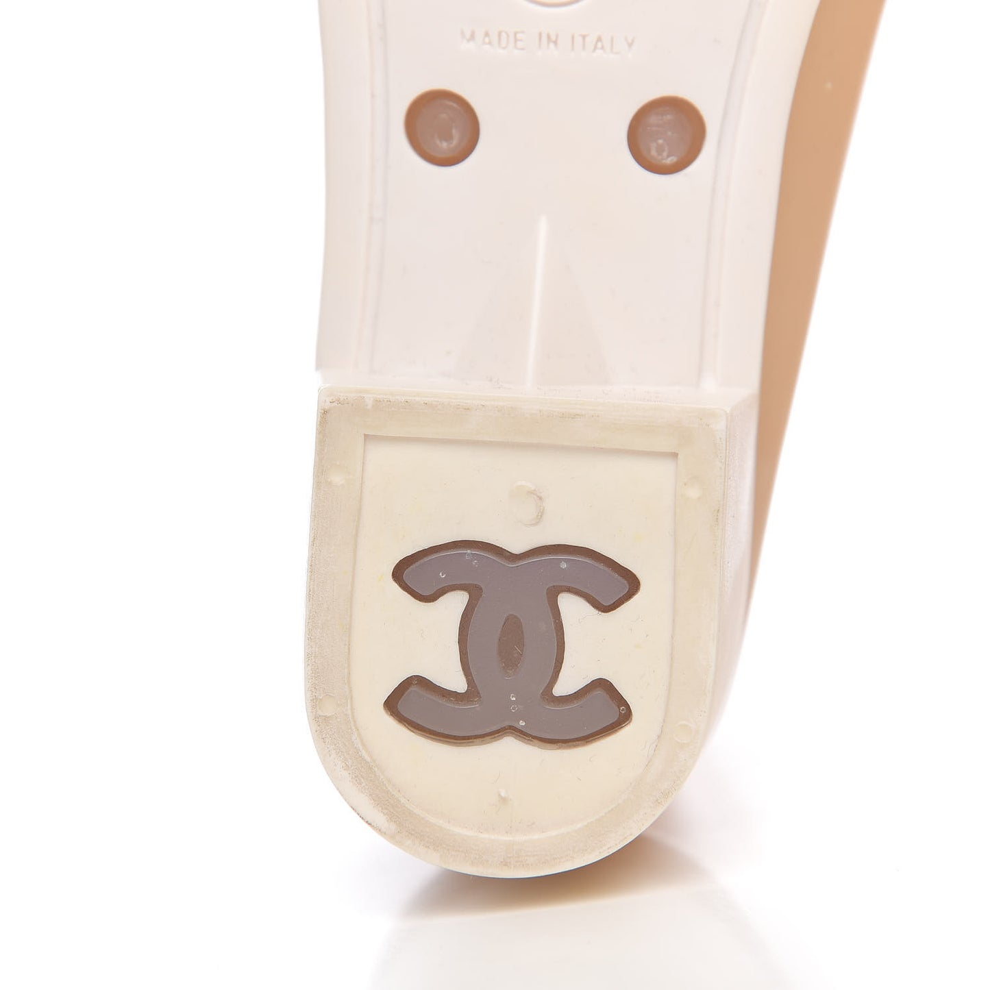 Rubber Camellia Rain Boots 37 White