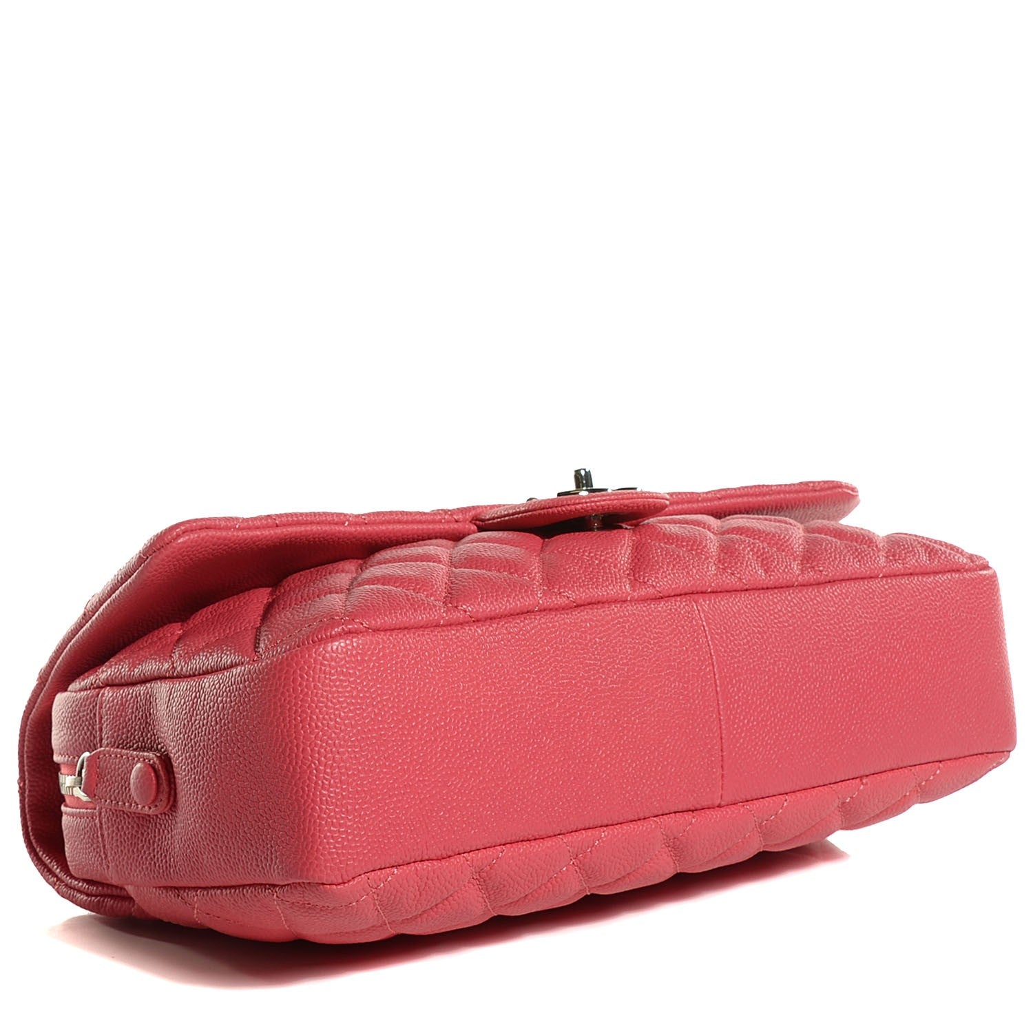 Chanel Caviar Quilted Jumbo Easy Flap Coral 4 of 9