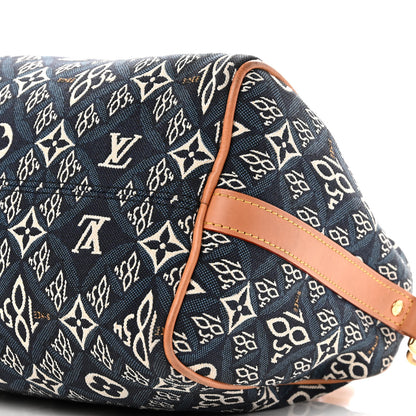 Louis Vuitton Jacquard Since 1854 Speedy Bandouliere 25 Blue 9 of 10