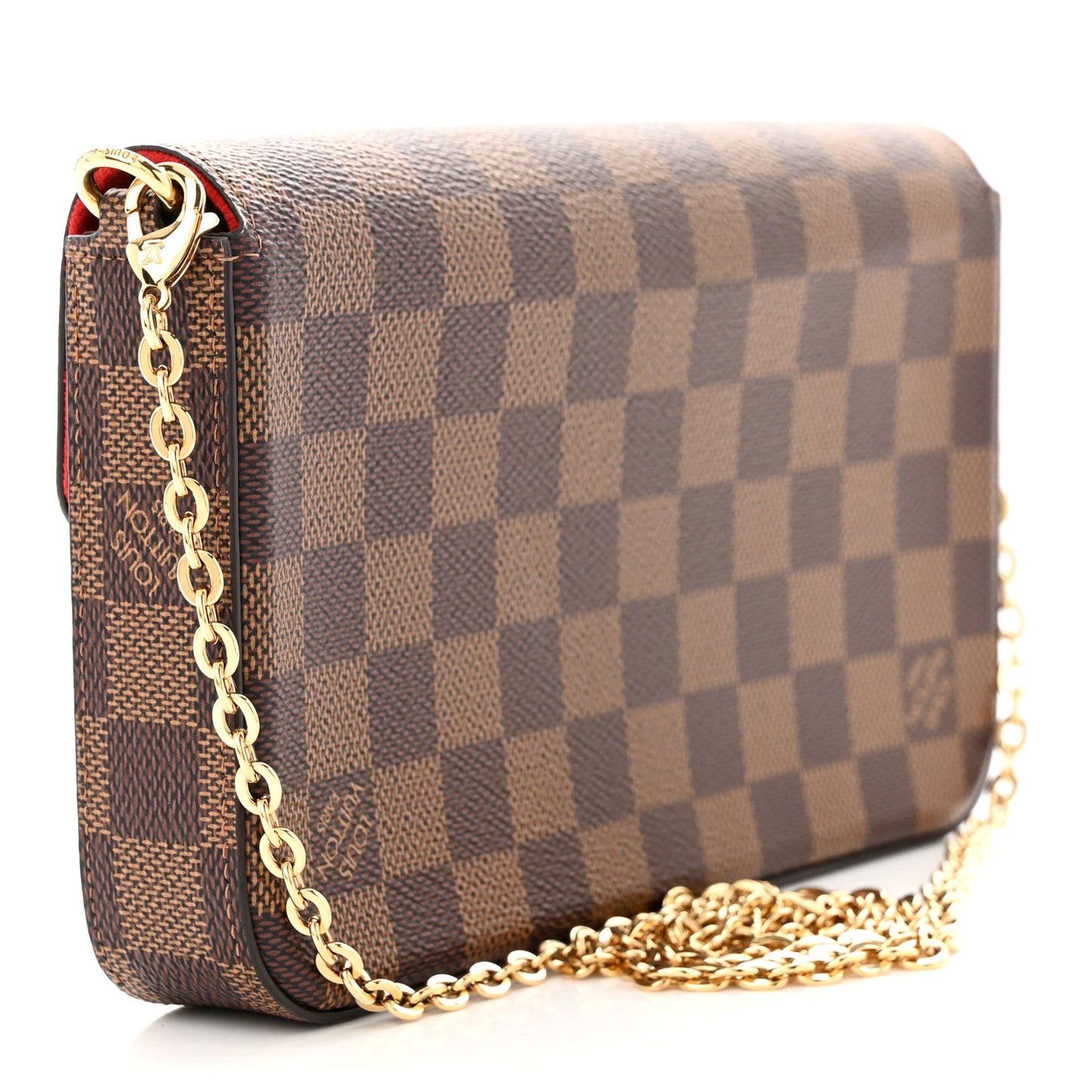 Damier Ebene Pochette Felicie Chain Wallet