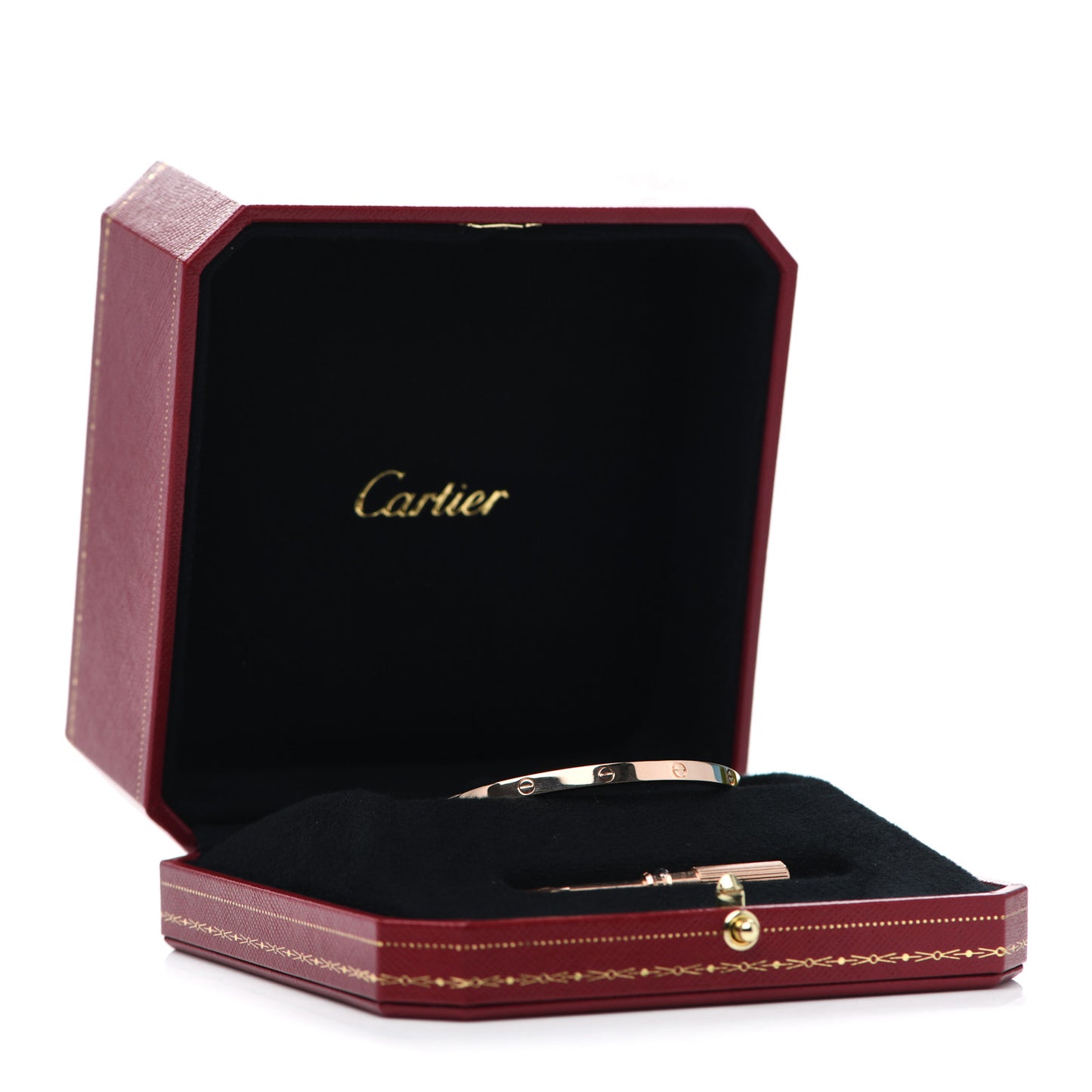 18K Pink Gold Small LOVE Bracelet 16