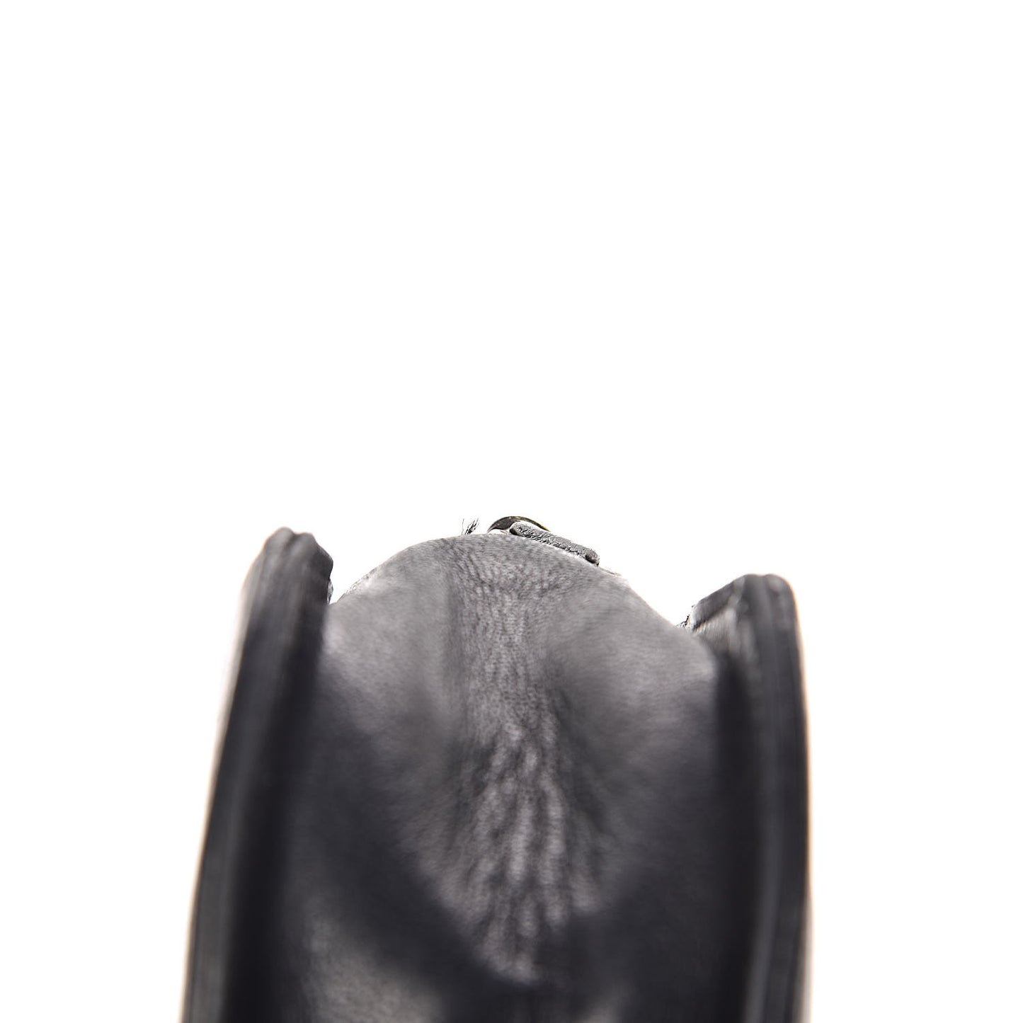 Lambskin Quilted CC Tassel Crossbody Black