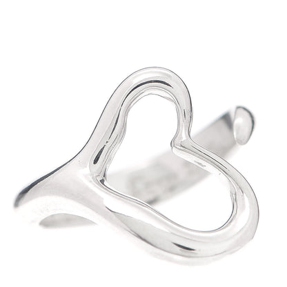 Tiffany Elsa Peretti Sterling Silver Open Heart Ring 51 5.75 1 of 5