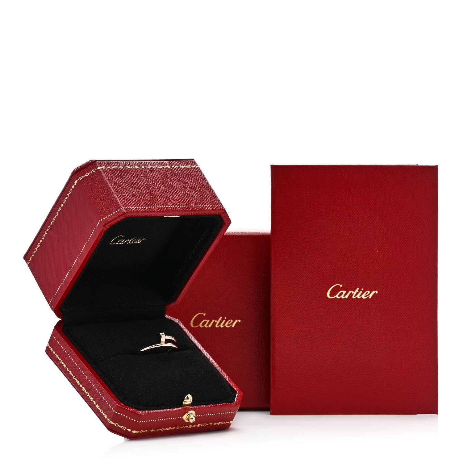 Cartier 18K Pink Gold Small Juste Un Clou Ring 54 6.75 5 of 5