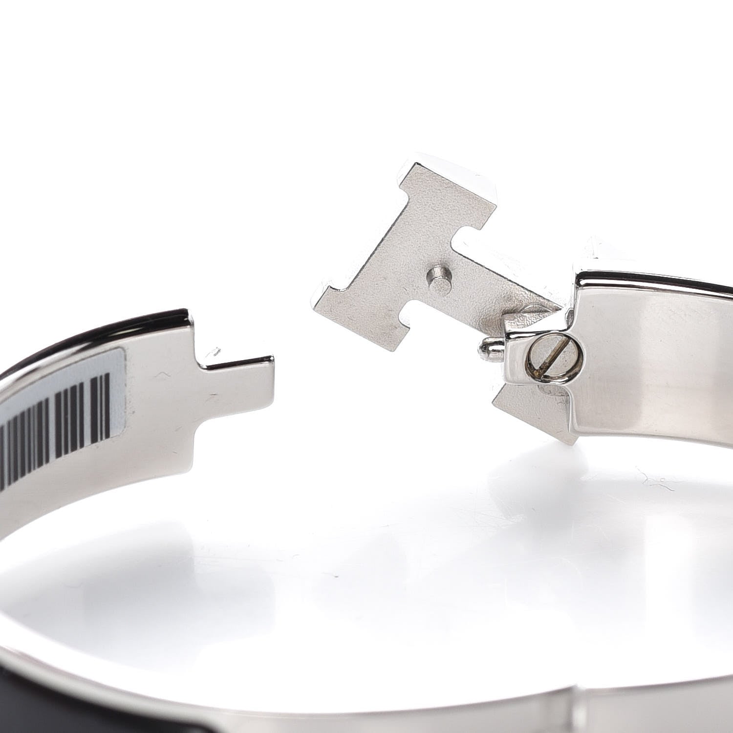 Hermes Enamel Narrow Clic Clac H Bracelet PM Black 5 of 6