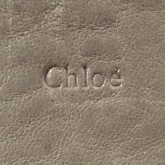 Leather Elvire Tote Taupe