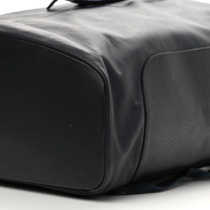Louis Vuitton Calfskin Nylon V Line Pulse Backpack Navy Black 9 of 9