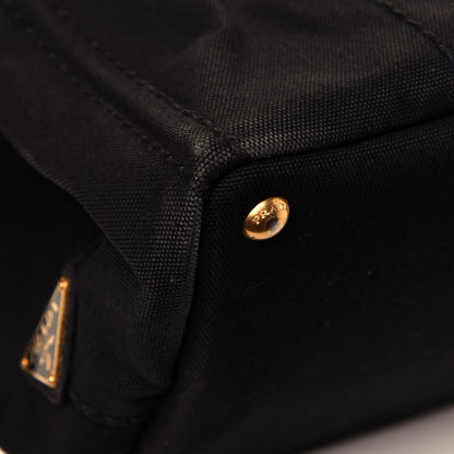 Prada Canapa Small Logo Tote Black 8 of 12