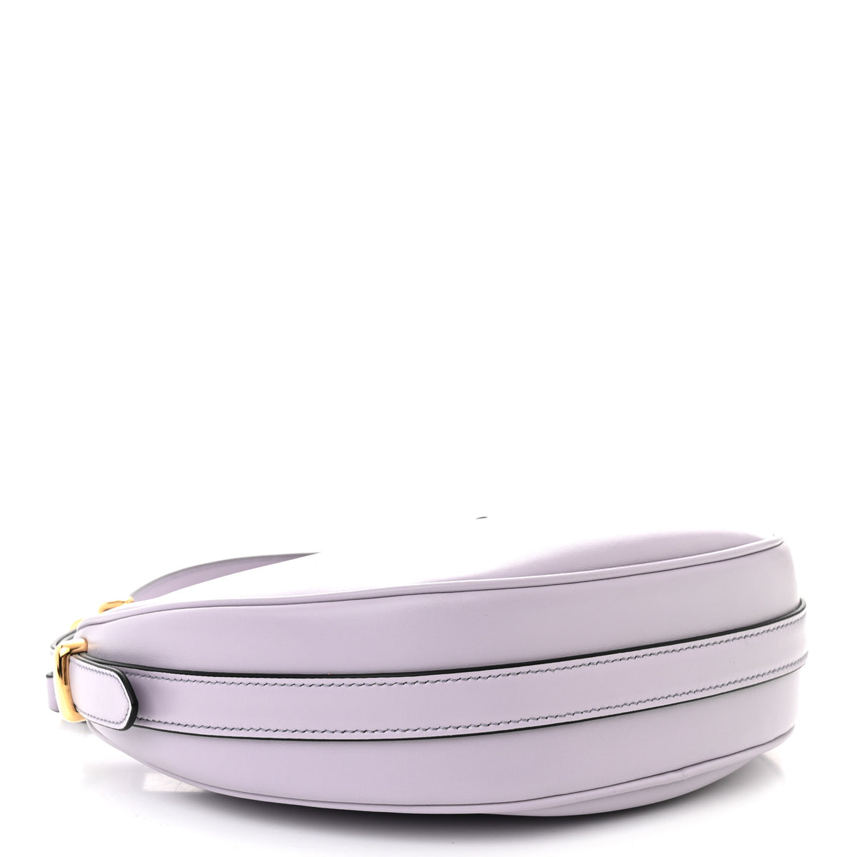Prada Soft Calfskin Arque Shoulder Bag Glicine 4 of 10
