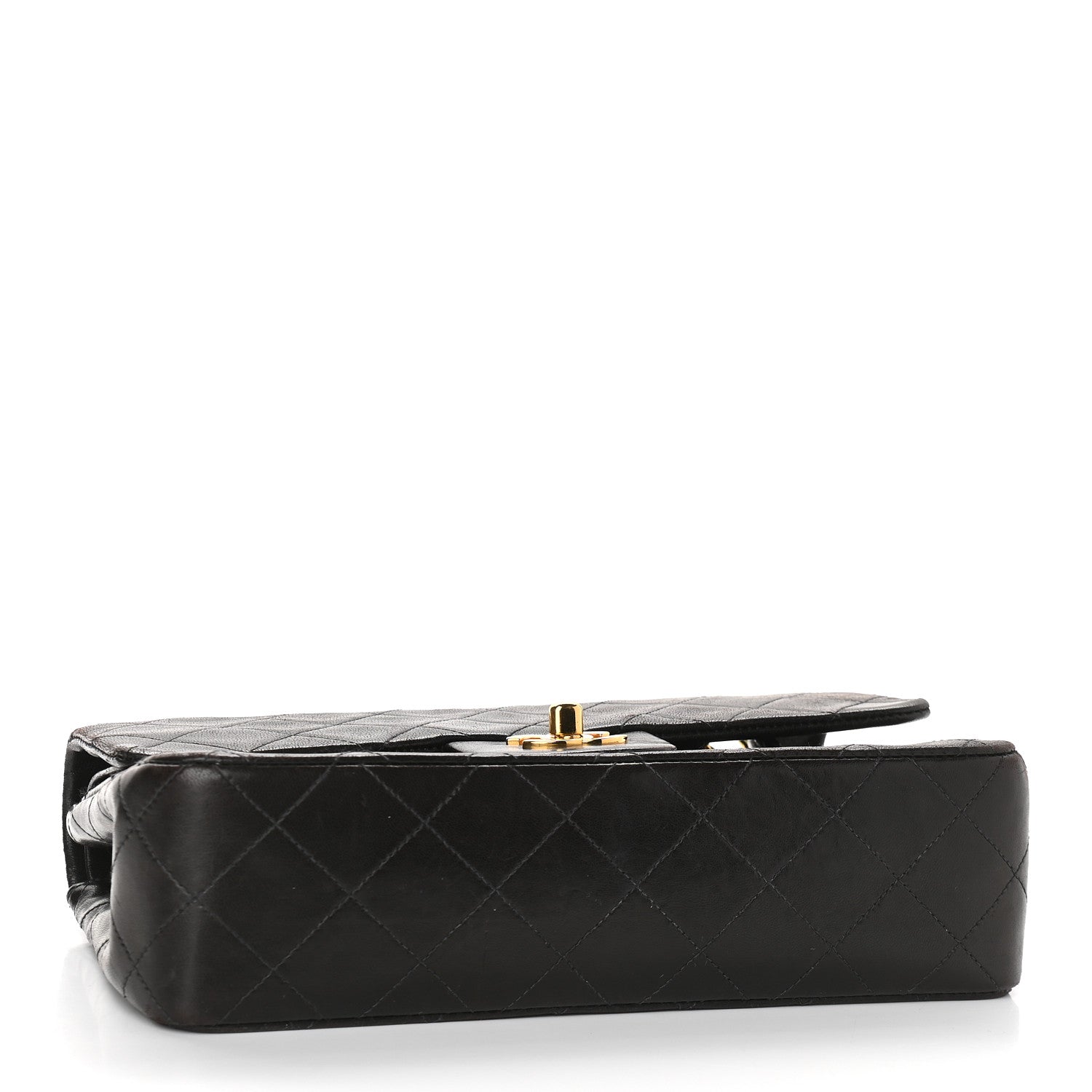 Chanel Lambskin Quilted Small Double Flap Black 4 of 12