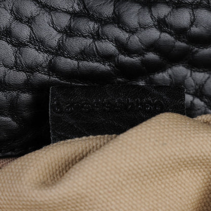 Chloe Pebbled Calfskin Dree Shoulder Bag Black 7 of 8