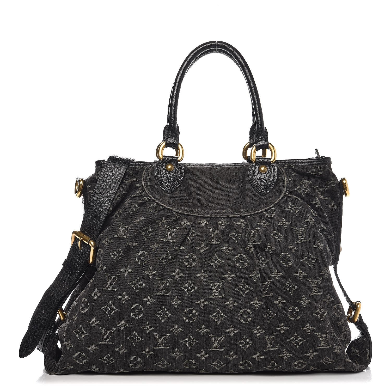 Louis Vuitton Denim Neo Cabby GM Black 1 of 8
