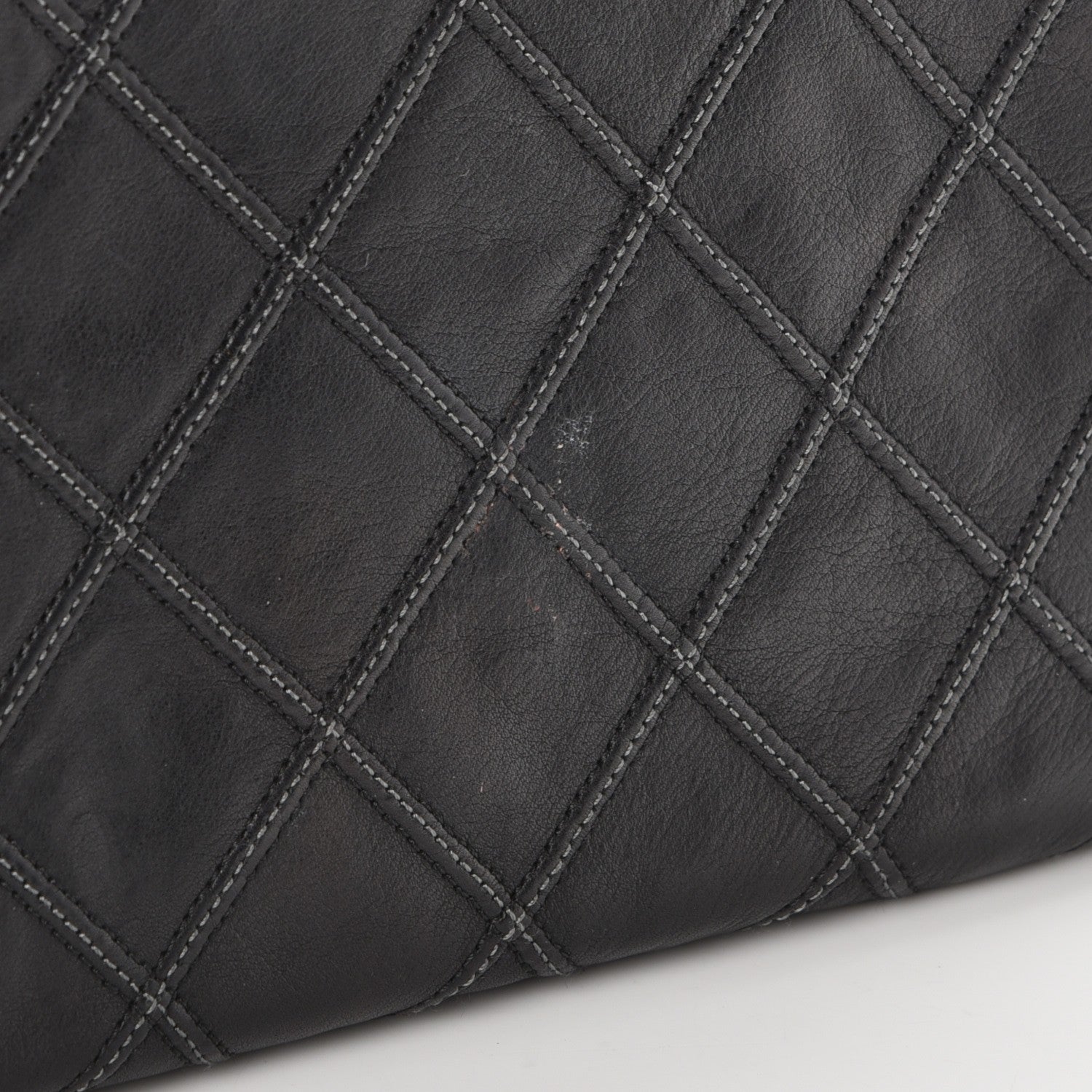 Chanel Calfskin Stitched Thin City Clutch Black 8 of 8