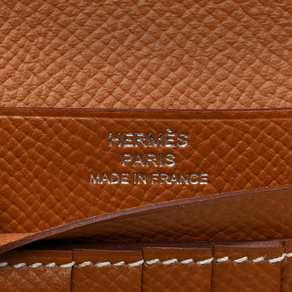Hermes Epsom Bearn Compact Wallet Gold 6 of 7