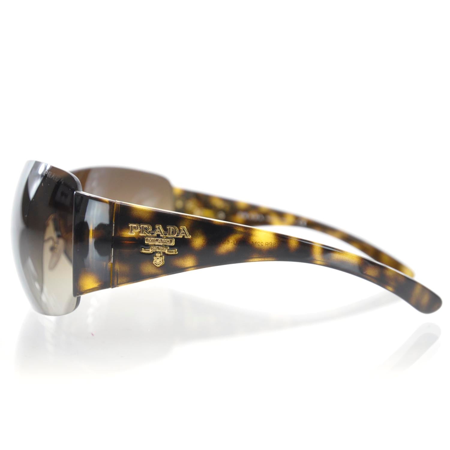 Prada Shell Tortoise Sunglasses SPR 22M 3 of 8