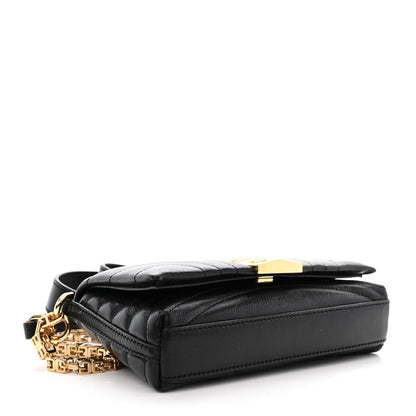 Givenchy Calfskin Quilted Micro 4G Soft Bag Black 4 of 10