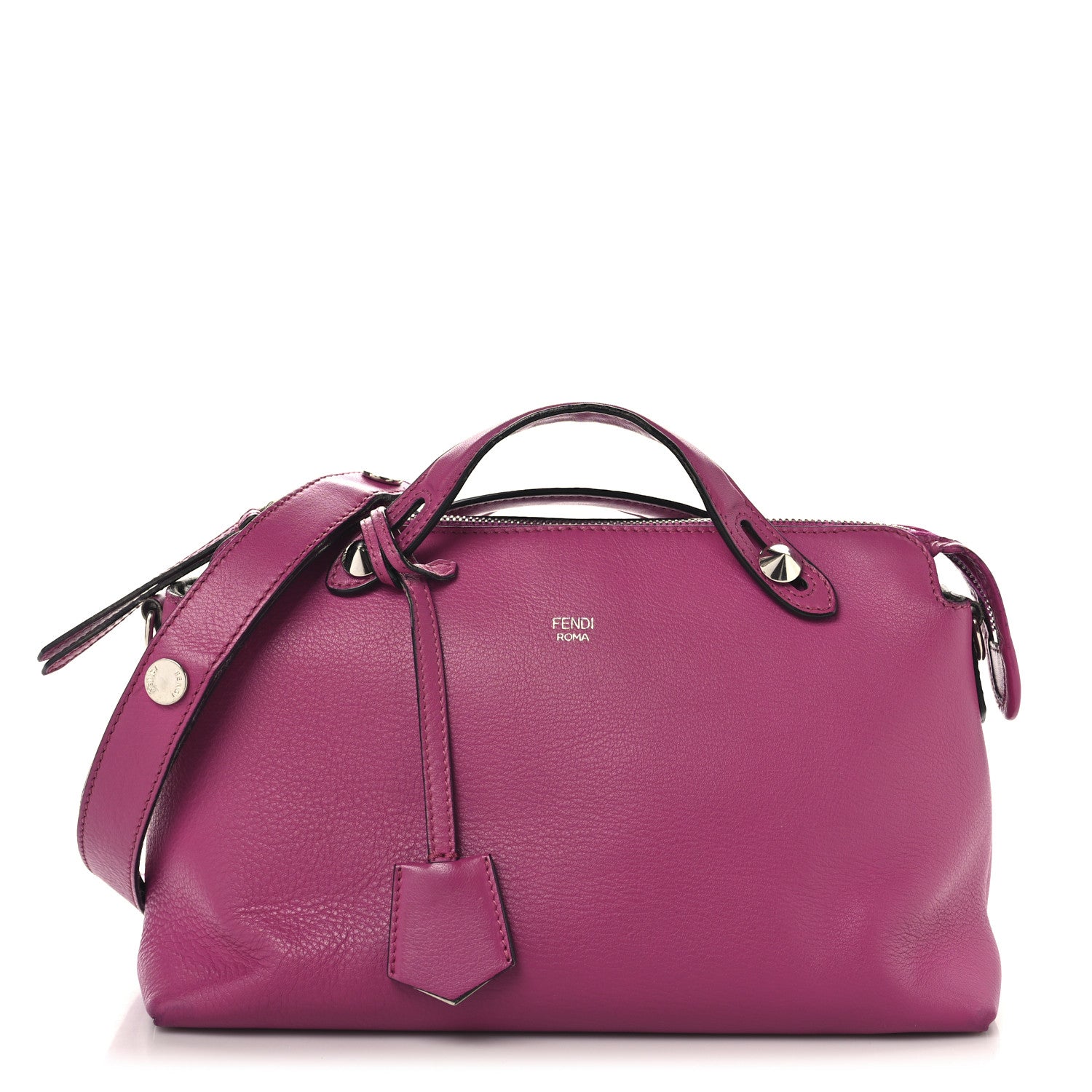 Fendi Vitello Dolce Medium By The Way Boston Bag Magenta 1 of 15