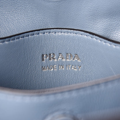 Prada Saffiano Cuir Medium Double Handle Tote Baltico Astrale 7 of 11