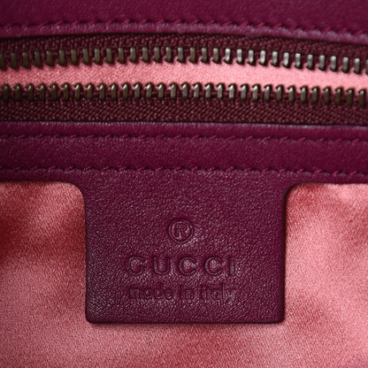 Gucci Velvet Matelasse Medium GG Marmont Shoulder Bag Fuchsia Violet Cyclamen 6 of 9