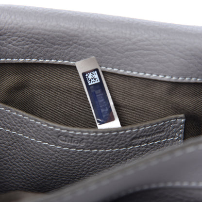 Chloe Calfskin Mini Marcie Round Crossbody Bag Cashmere Grey 10 of 11
