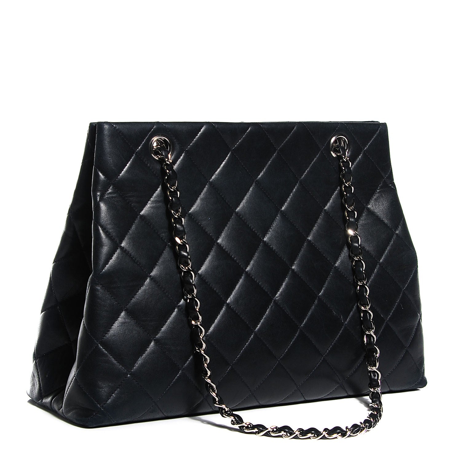 Chanel Lambskin Quilted Shoulder Bag Black 3 of 7