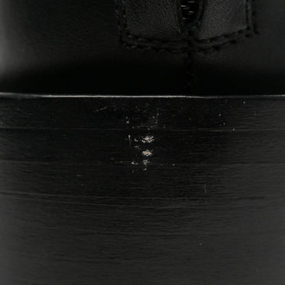 Givenchy Calfskin Bottine Chain Boots 39 Black 10 of 17