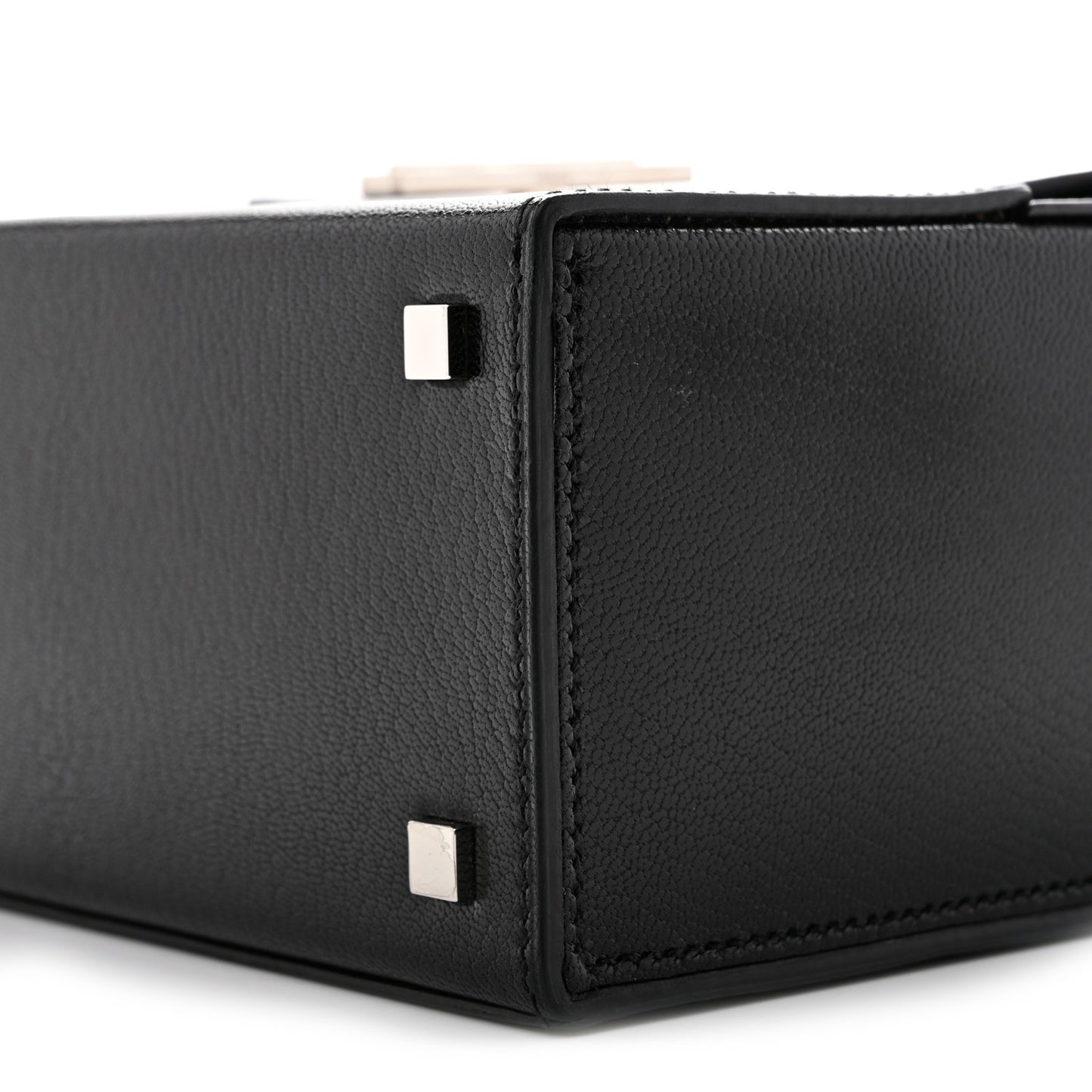 Chevre Chamkila Cinhetic Boxy Top Handle Bag Black