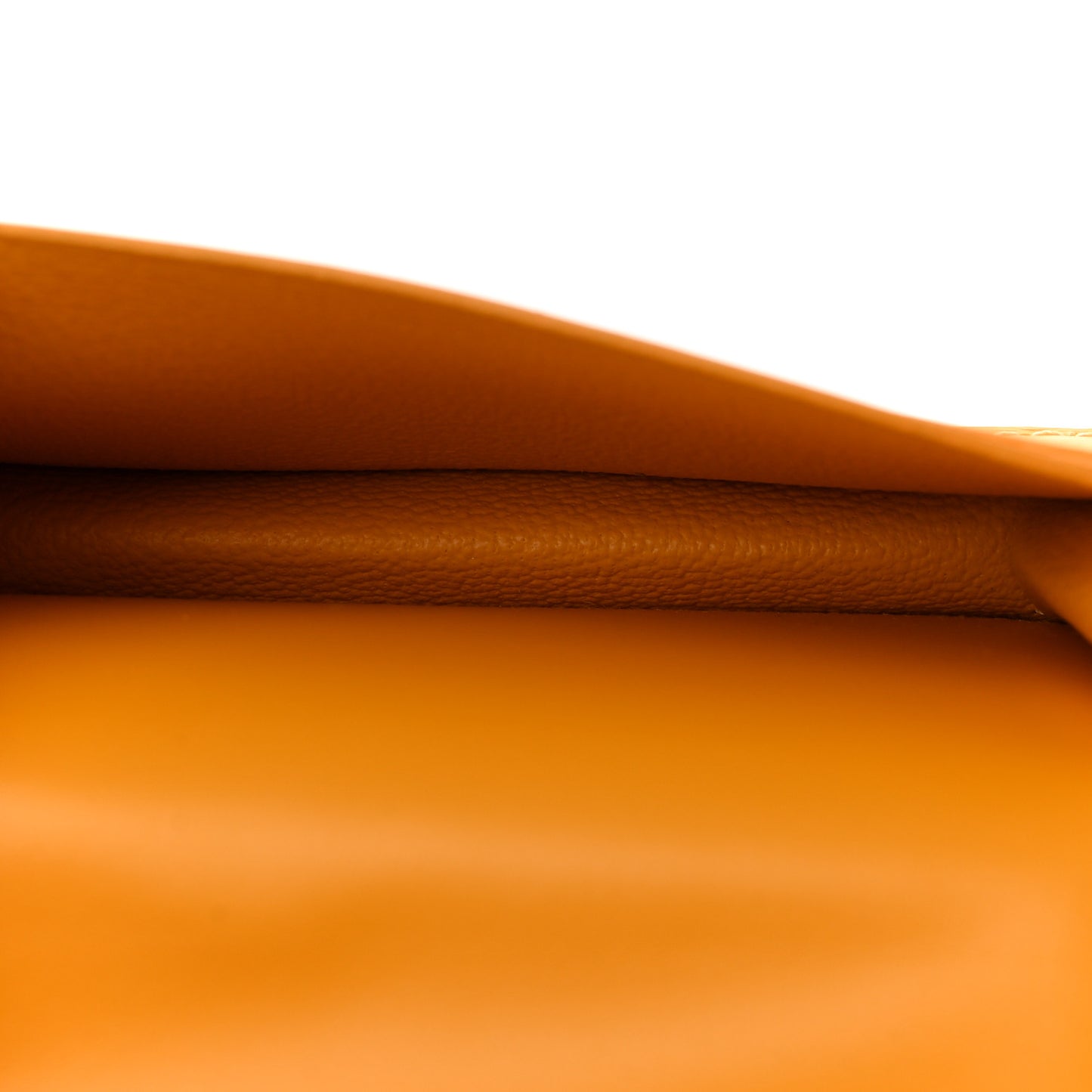 Goyardine Business Card Holder Yellow