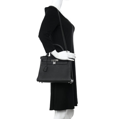 Hermes Togo Kelly Retourne 28 Black 2 of 16