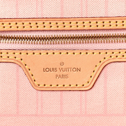 Louis Vuitton Damier Azur Neo Neverfull MM Rose Ballerine 6 of 8