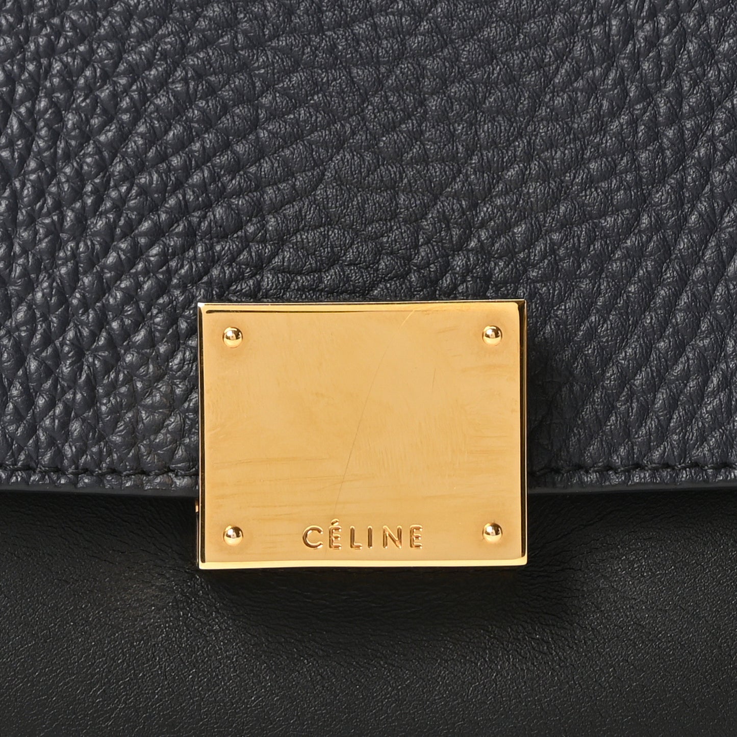 Bullhide Calfskin Nubuck Small Tri-Color Trapeze Carmin