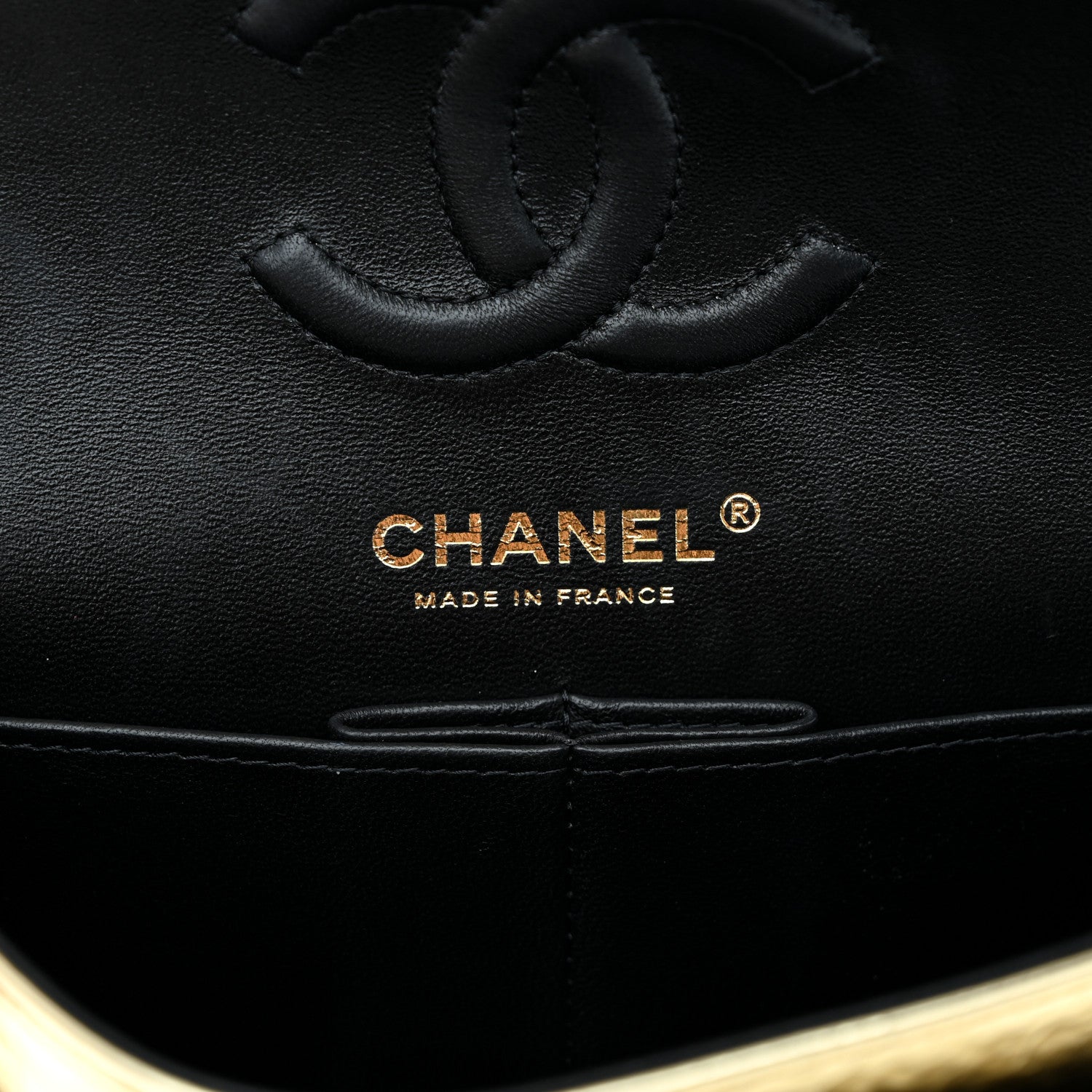 Chanel Hammered Metallic Calfskin Quilted Small Double Flap Gold 6 of 12