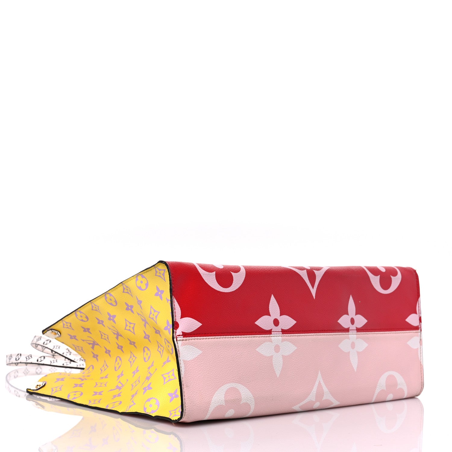 Louis Vuitton Monogram Giant Onthego GM Rouge Rose 4 of 17