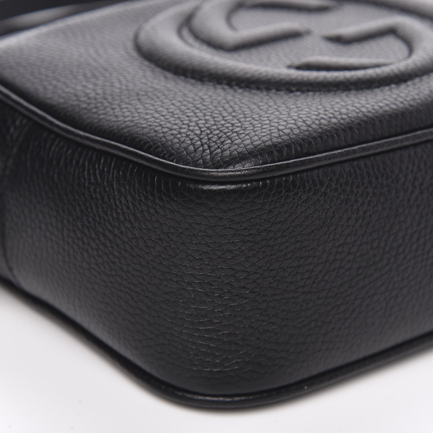 Gucci Pebbled Calfskin Small Soho Disco Bag Black 8 of 9