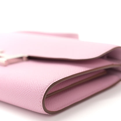 Hermes Epsom Constance Wallet To Go Mauve Sylvestre 10 of 11