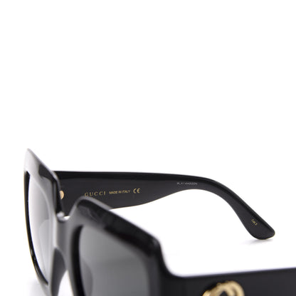 Gucci Acetate Square Frame Sunglasses GG0053S Black 5 of 8