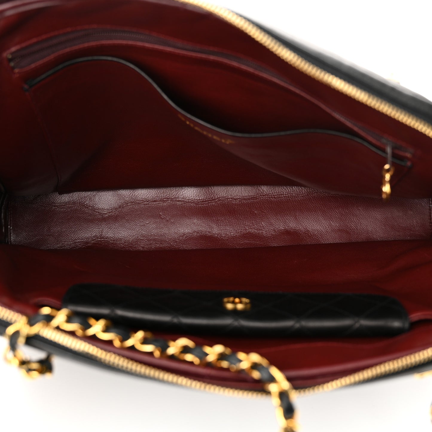 Calfskin Quilted In The Business Camera Bag Black