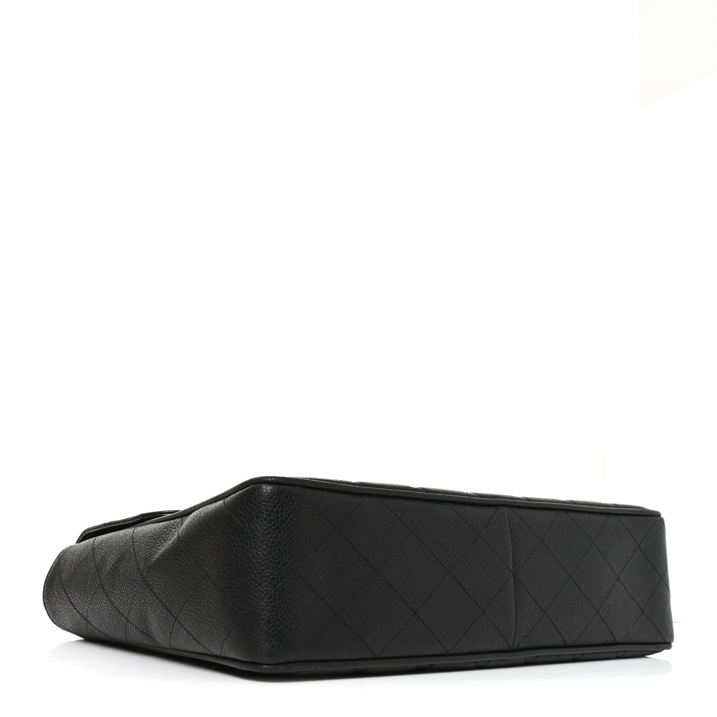 Caviar Quilted XL Jumbo Single Flap Black